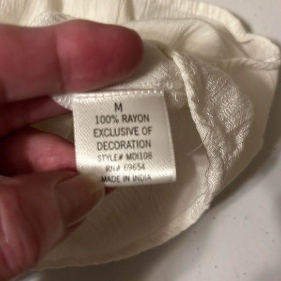 Blue Rain cold shoulder blouse , size medium - Picture 9 of 9